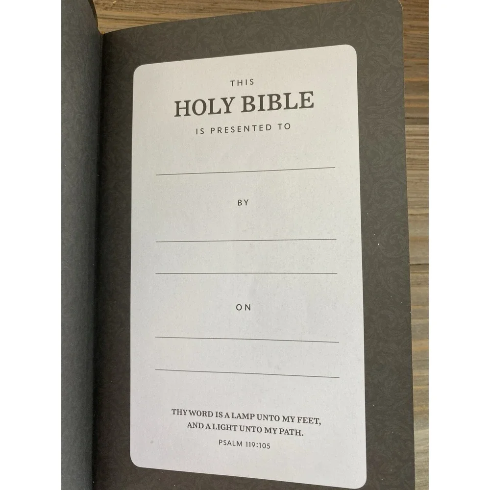 Holy Bible KJV Ultra Thin Reference Bible Cornerstone Publishers Small Print